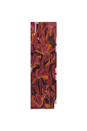 Maliparmi COLLECTION PRINTS STOLE Bordeaux IB020730123