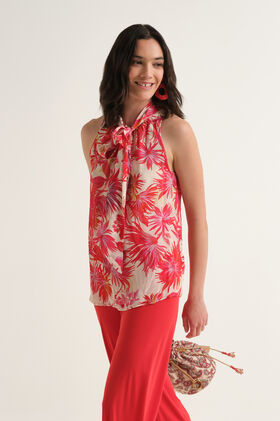 Malìparmi BOTANICAL JUNGLE TOP Rot JP555850663