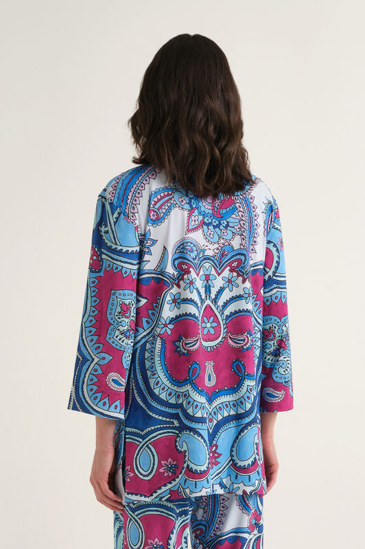Malìparmi HIPPIE LOTUS KAFTAN Light Blue JM557570671