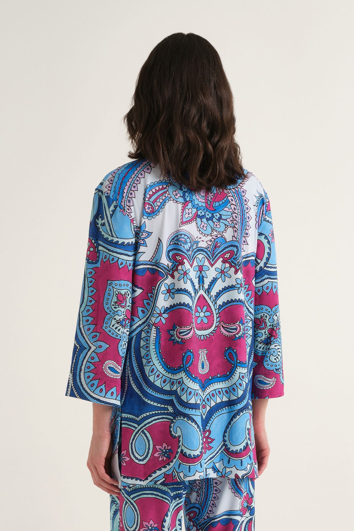 Malìparmi HIPPIE LOTUS KAFTAN Light Blue JM557570671