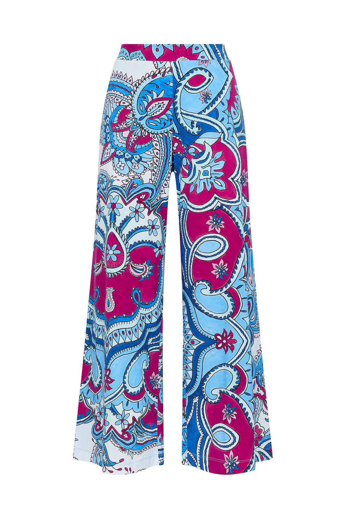 Malìparmi HIPPIE LOTUS TROUSERS Light Blue JH805370671 Malìparmi HIPPIE LOTUS TROUSERS Light Blue JH805370671