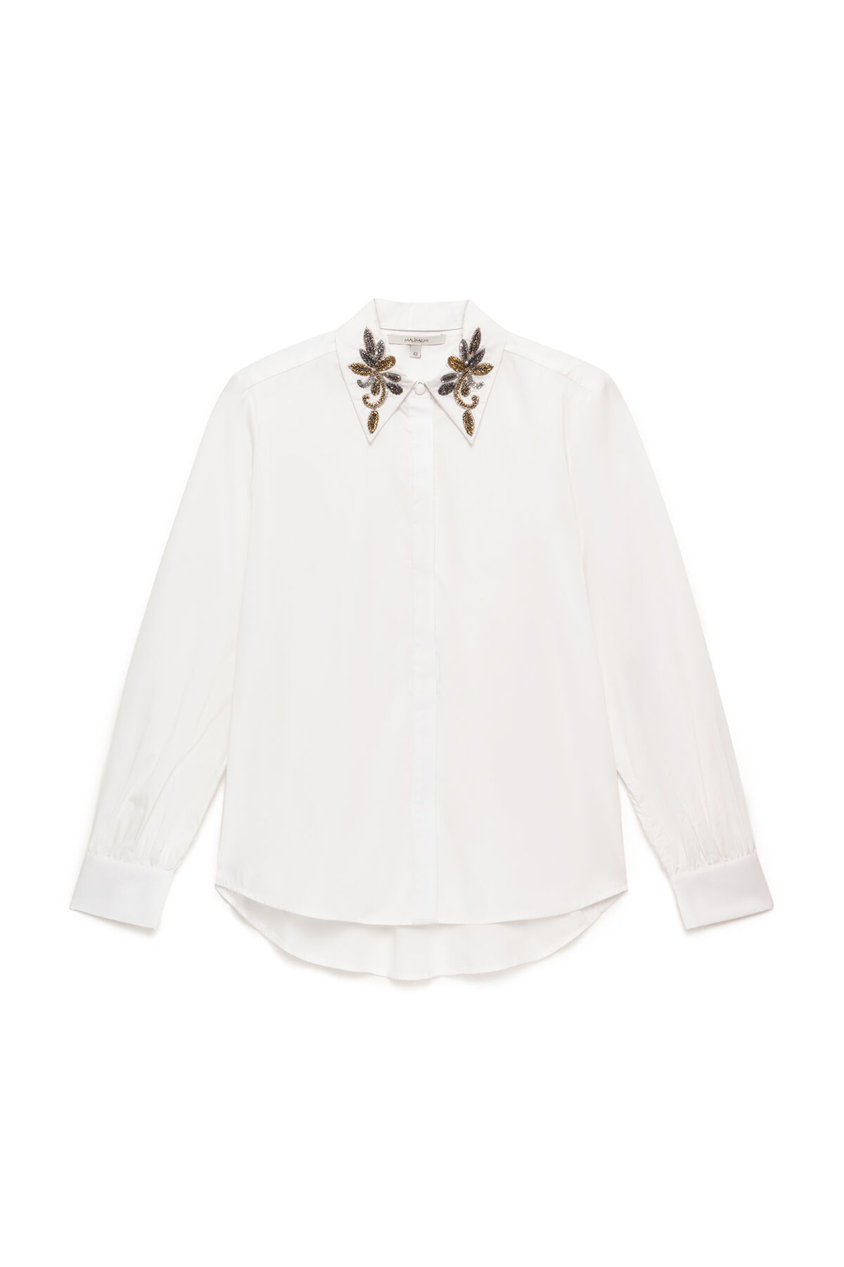 Maliparmi PRECIOUS STITCH SHIRT Natural White JM558615226 Maliparmi PRECIOUS STITCH SHIRT Natural White JM558615226