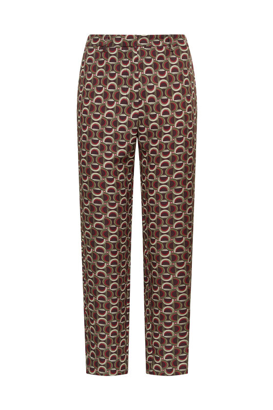 Maliparmi GRAPHIC ORBIT TROUSER Green JH801550687 Maliparmi GRAPHIC ORBIT TROUSER Green JH801550687