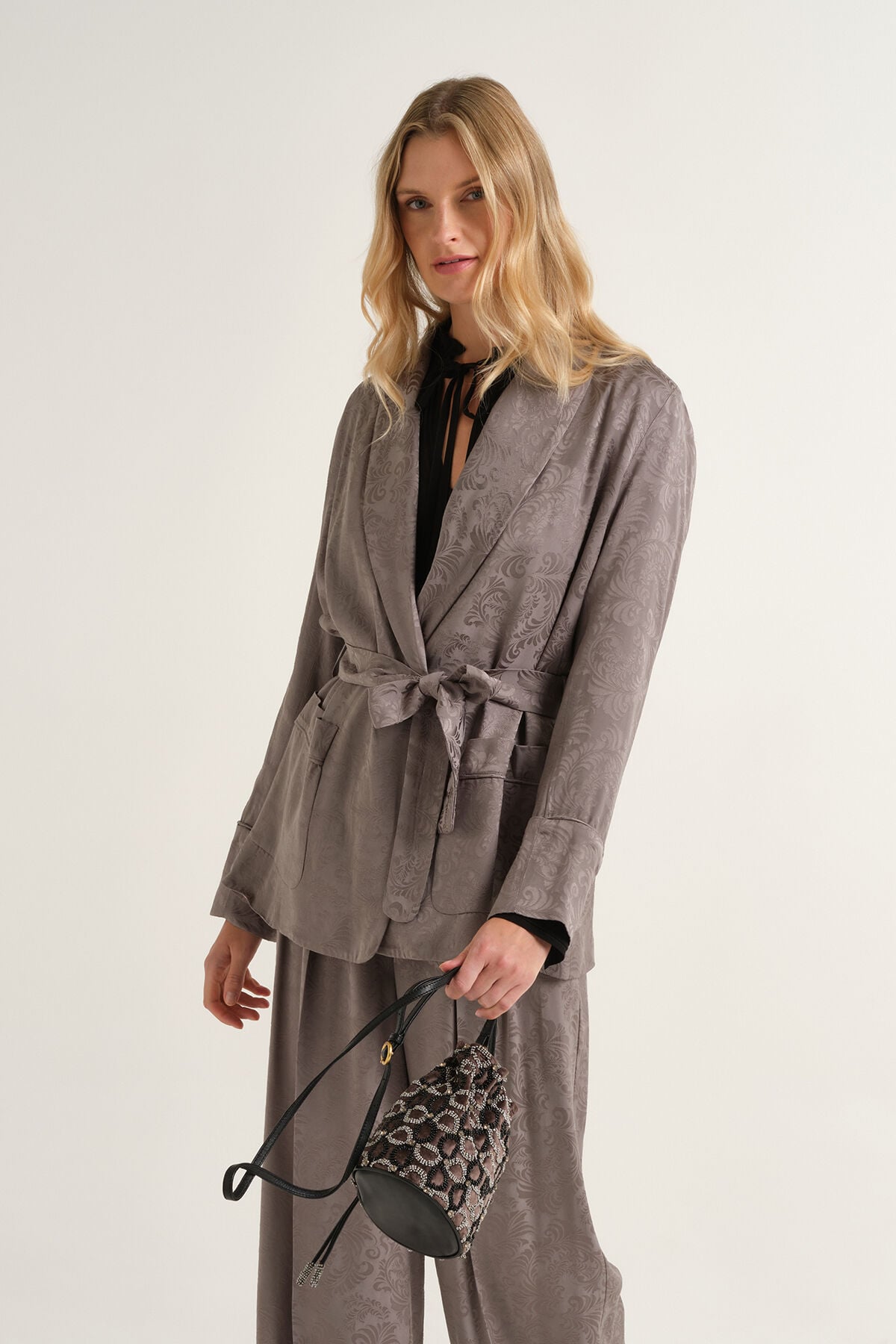 Maliparmi GIACCA DAMASK JACQUARD Grigio JD648850684 Maliparmi GIACCA DAMASK JACQUARD Grigio JD648850684