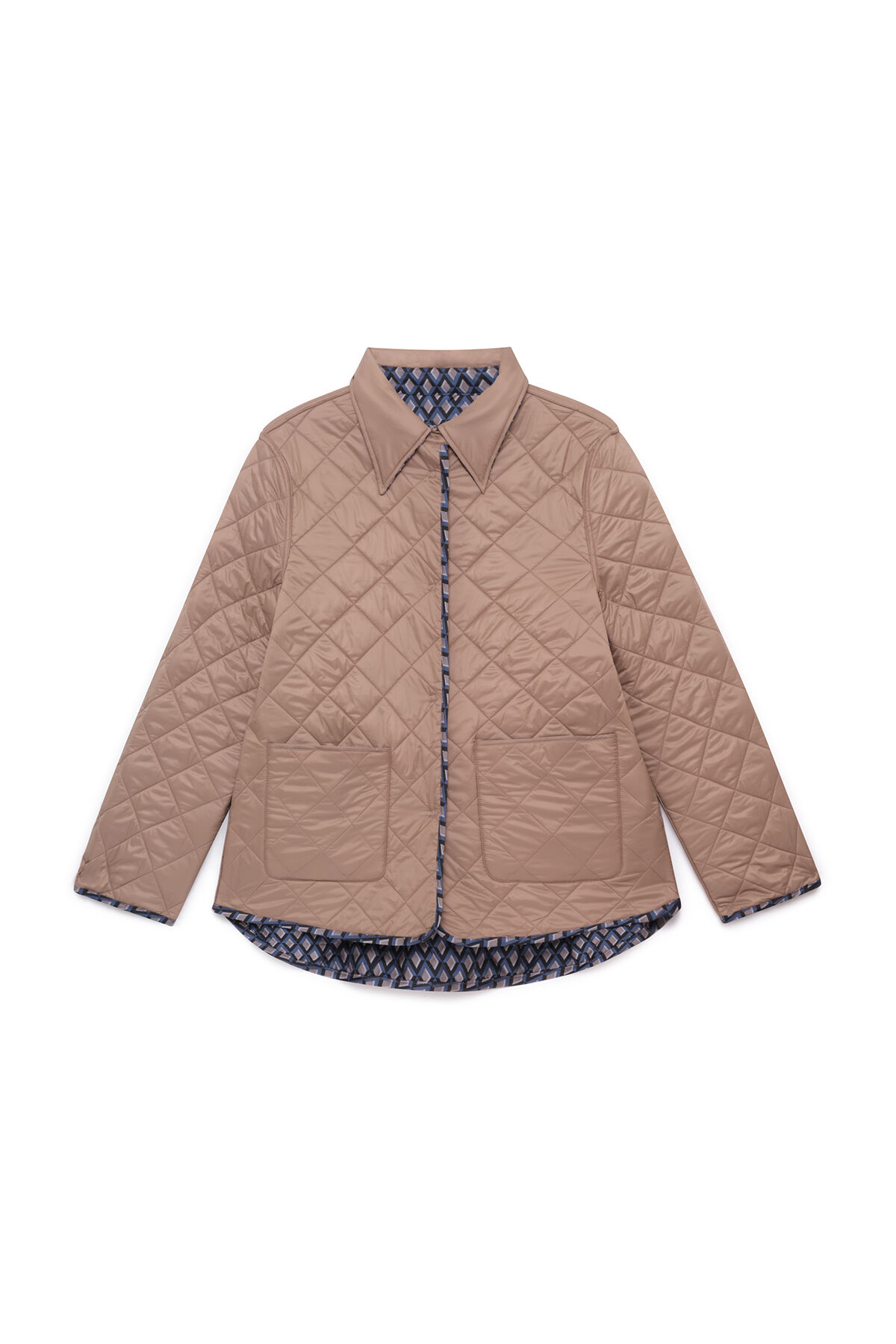 Maliparmi GIACCONE GEOMETRIC JACQUARD Blu JA536550678 Maliparmi GIACCONE GEOMETRIC JACQUARD Blu JA536550678