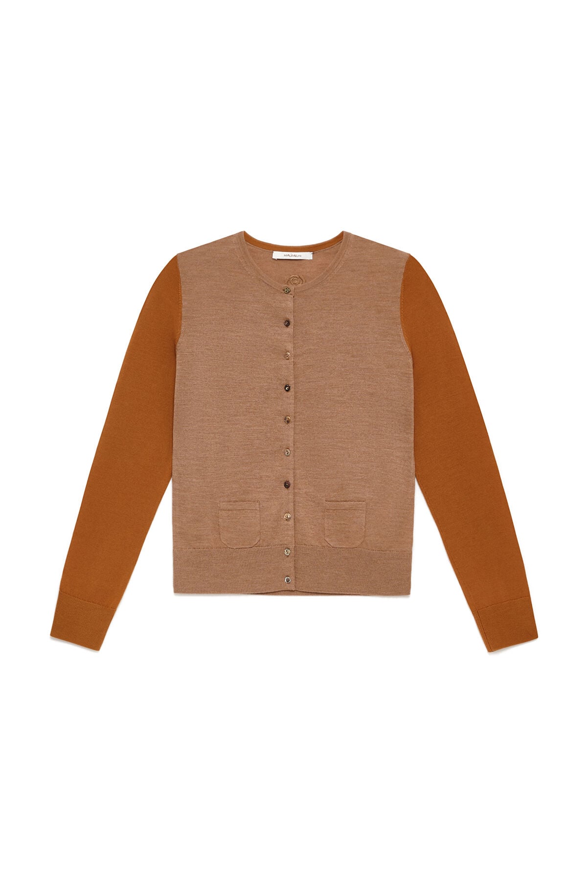 Maliparmi COLOURS OF THE WORLD CARDIGAN Beige JN228374230 Maliparmi COLOURS OF THE WORLD CARDIGAN Beige JN228374230