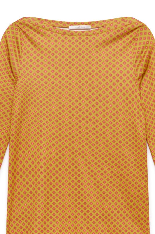 Maliparmi MICRO PRINT JERSEY T-SHIRT Acid Green JK025770654