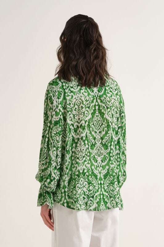 Malìparmi DREAMSCAPE IKAT SHIRT Green JM558550671
