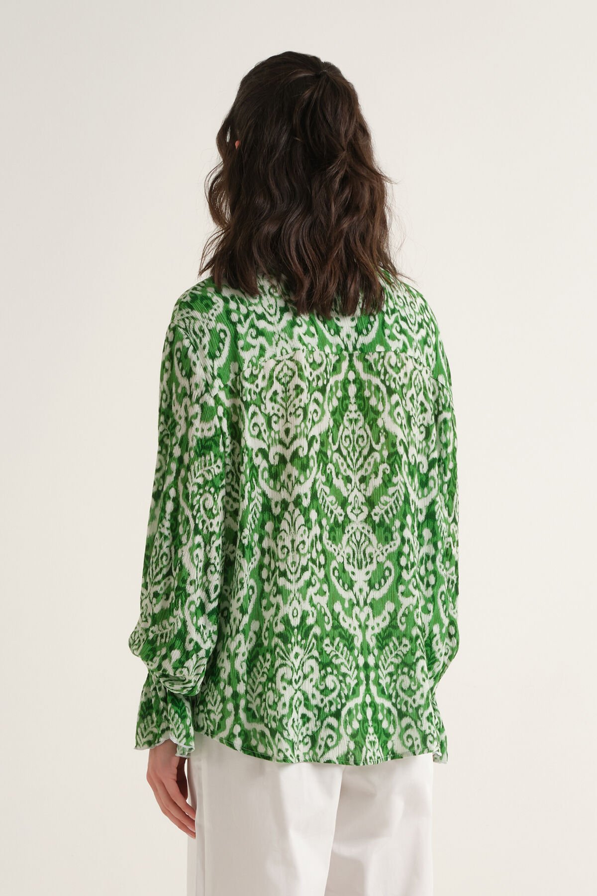 Malìparmi DREAMSCAPE IKAT SHIRT Green JM558550671