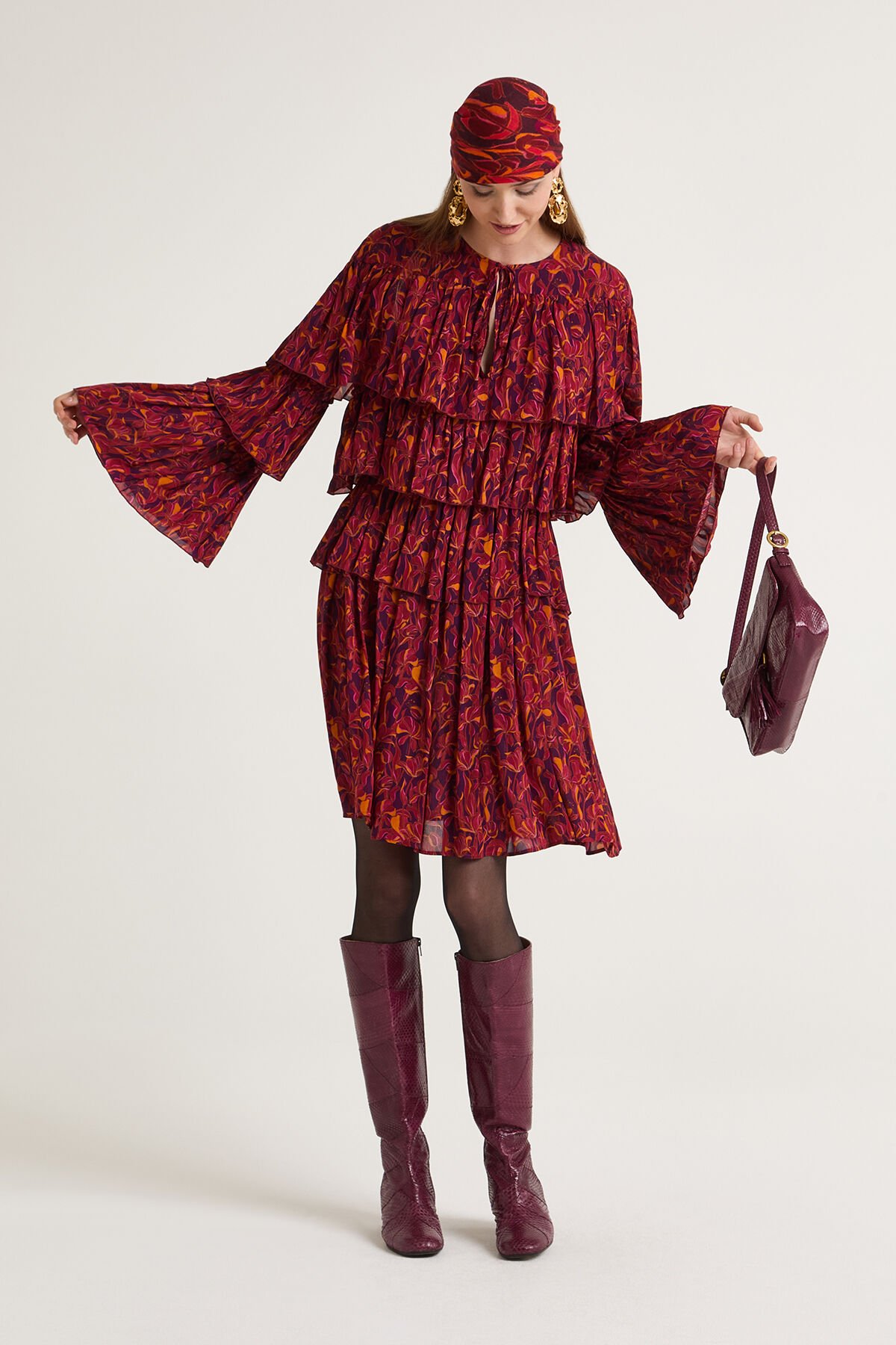 Maliparmi LILY'S BALLET KLEID Bordeaux JF668550653