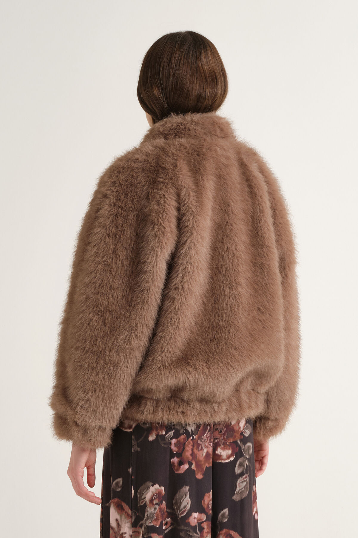 Maliparmi PUFFY FUR JACKET Rock JA537050696