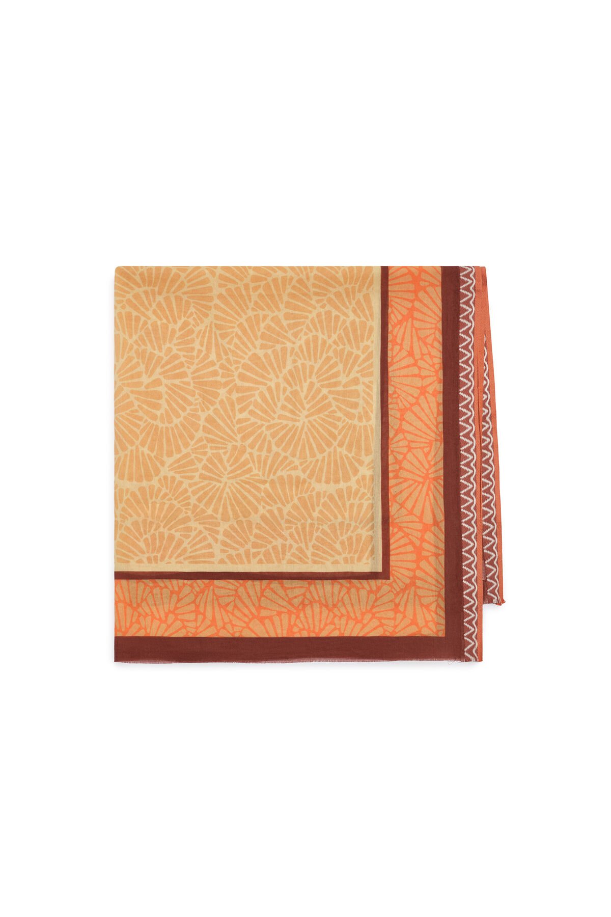 Malìparmi COLLECTION PRINT SCARF 90X90 Orange IR002410216 Malìparmi COLLECTION PRINT SCARF 90X90 Orange IR002410216