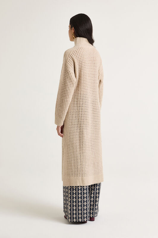 Maliparmi RECYCLE MERINO DRESS Warm Beige JF951178203