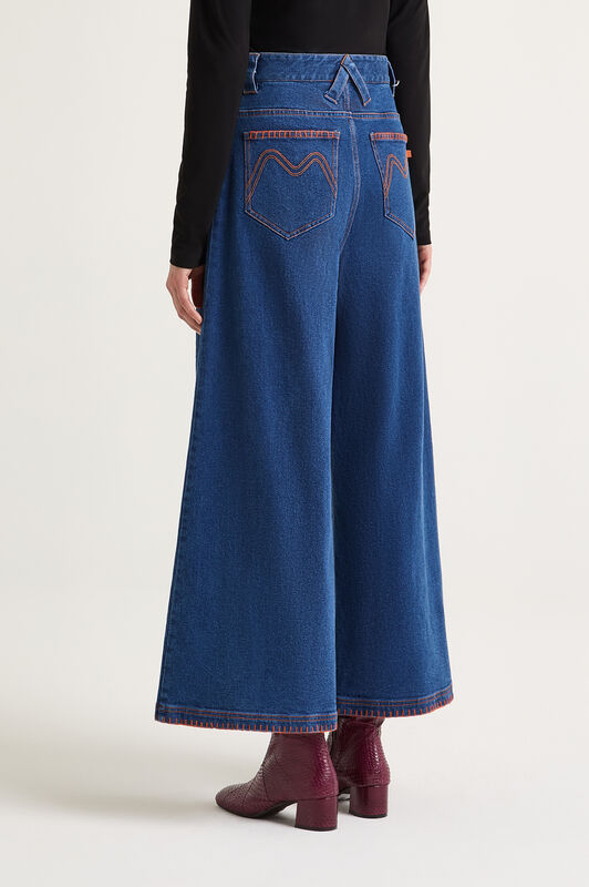 Maliparmi DENIM CRAFTS TROUSERS Dark Blue JH804010206 Maliparmi DENIM CRAFTS TROUSERS Dark Blue JH804010206