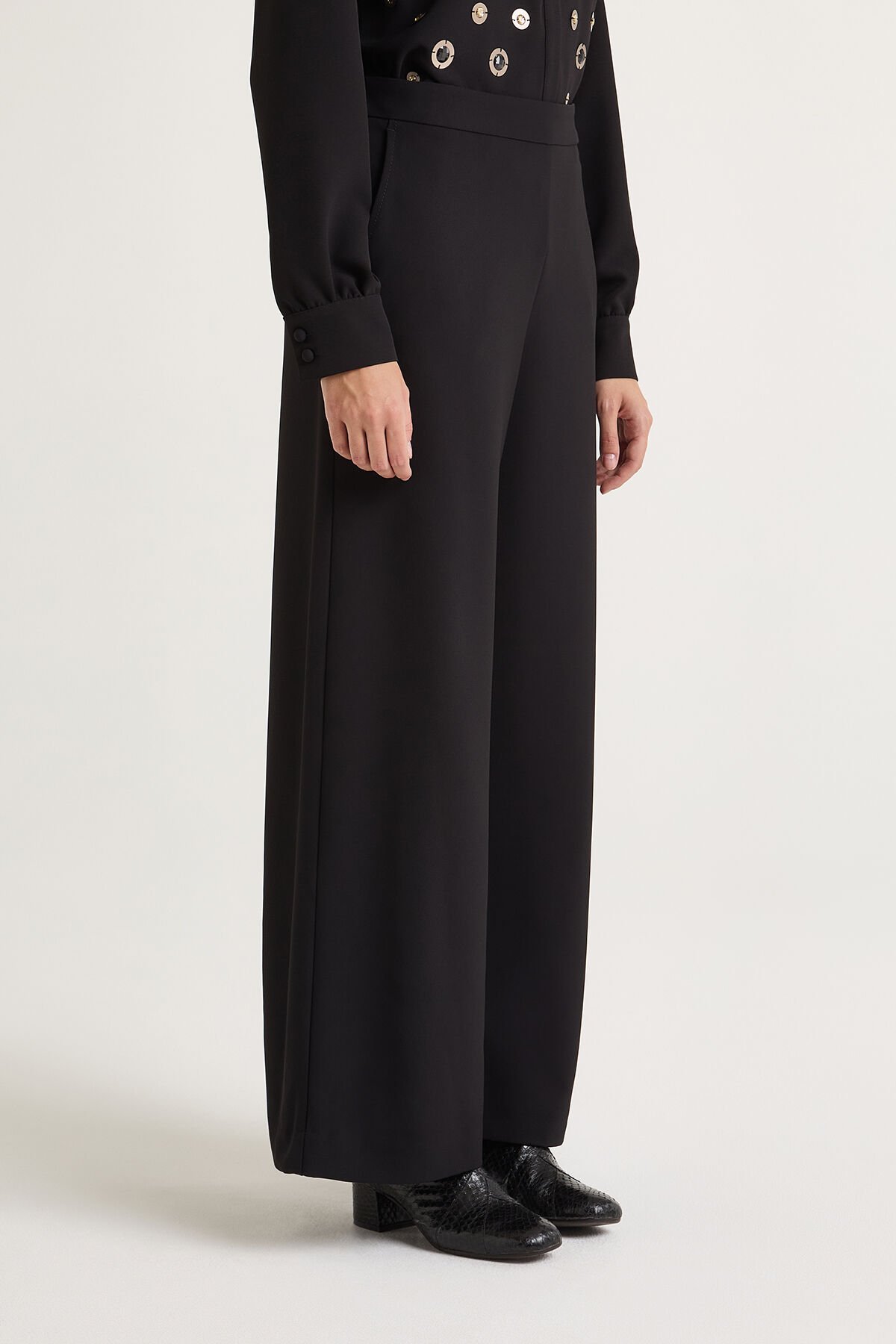 Maliparmi CADY TROUSERS Black JH805350658