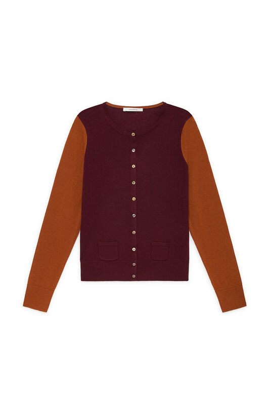 Maliparmi COLOURS OF THE WORLD CARDIGAN Purple JN228374230