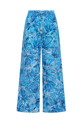 Malìparmi SWEET BUTTERFLY TROUSERS Light Blue JH805415217