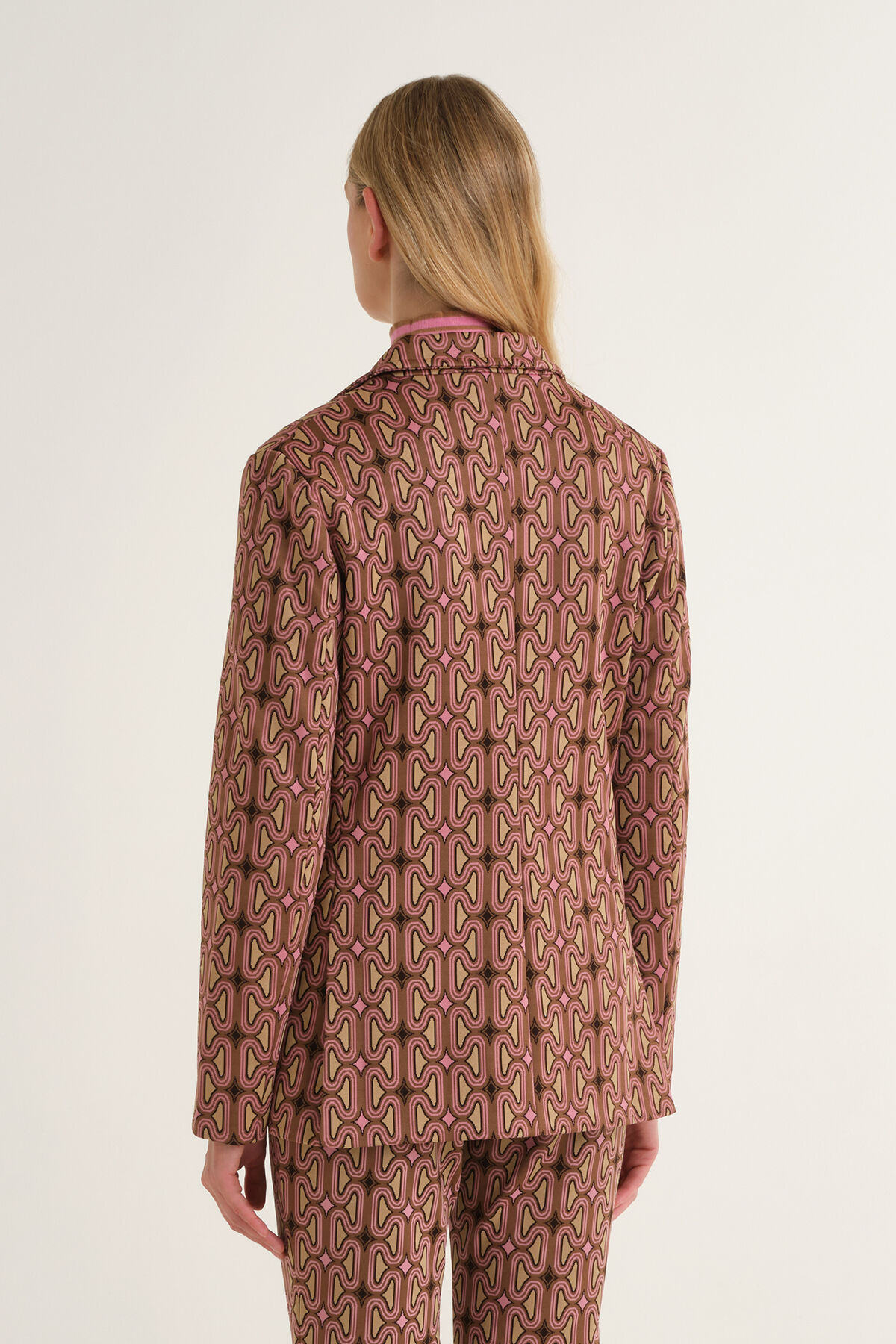 Maliparmi OPTICAL CHAIN BLAZER Cuero JD649870681 Maliparmi OPTICAL CHAIN BLAZER Cuero JD649870681