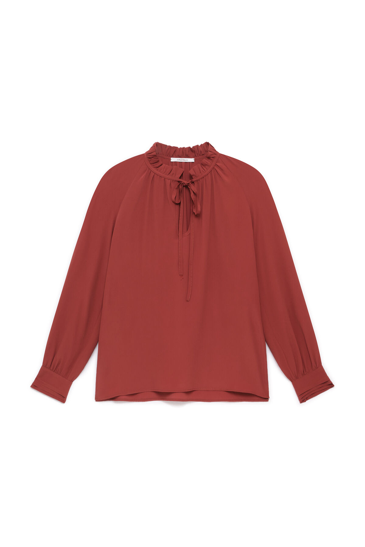 Maliparmi FLUID CREPE SHIRT Burgundy JM559750672 Maliparmi FLUID CREPE SHIRT Burgundy JM559750672