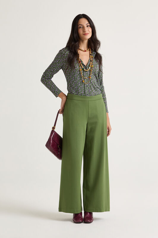 Maliparmi MILANO STITCHING TROUSERS Fern JH805350654