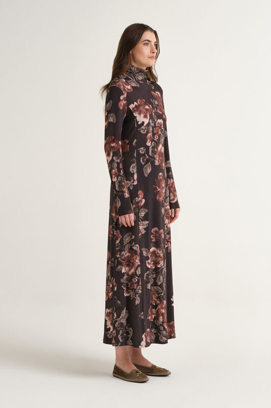 Maliparmi FROSTED BLOSSOM DRESS Brown JF668470680