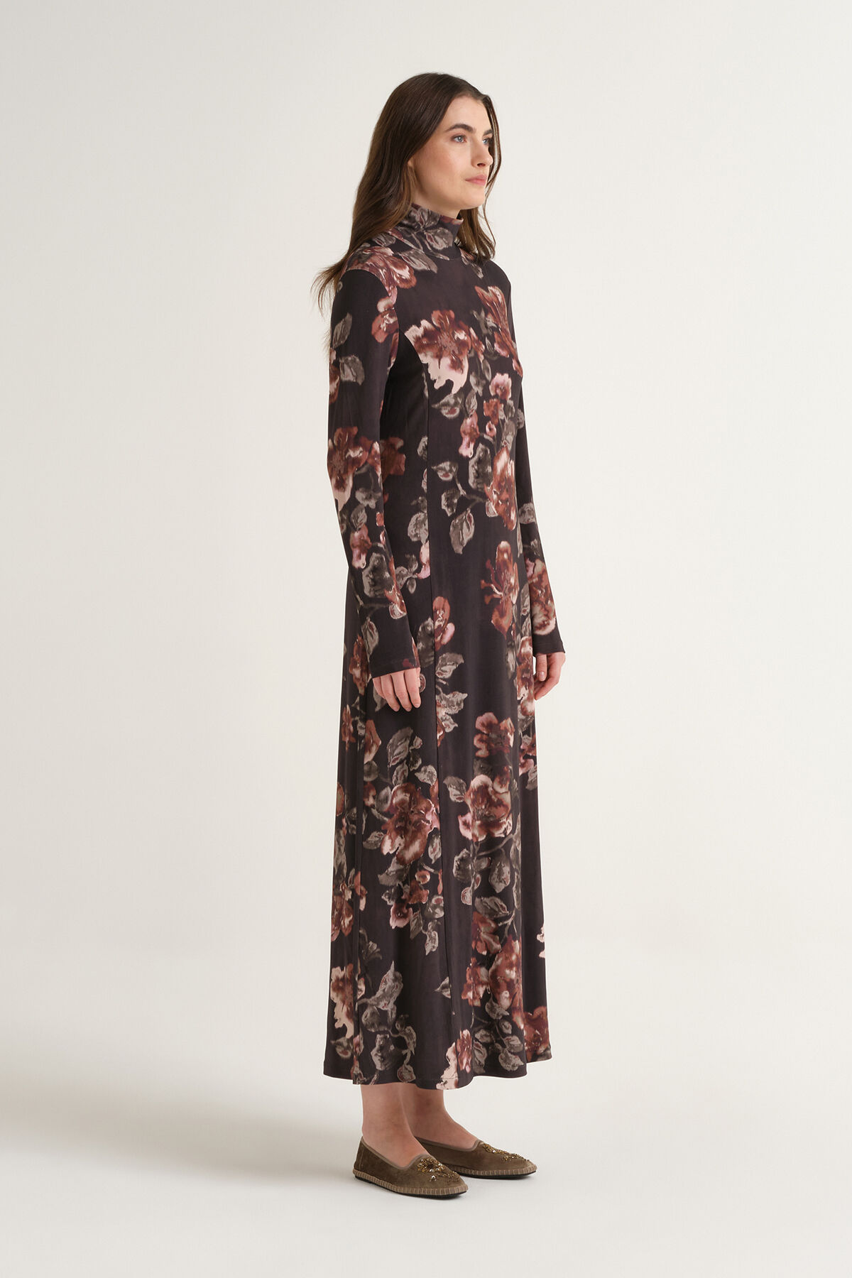 Maliparmi FROSTED BLOSSOM DRESS Brown JF668470680