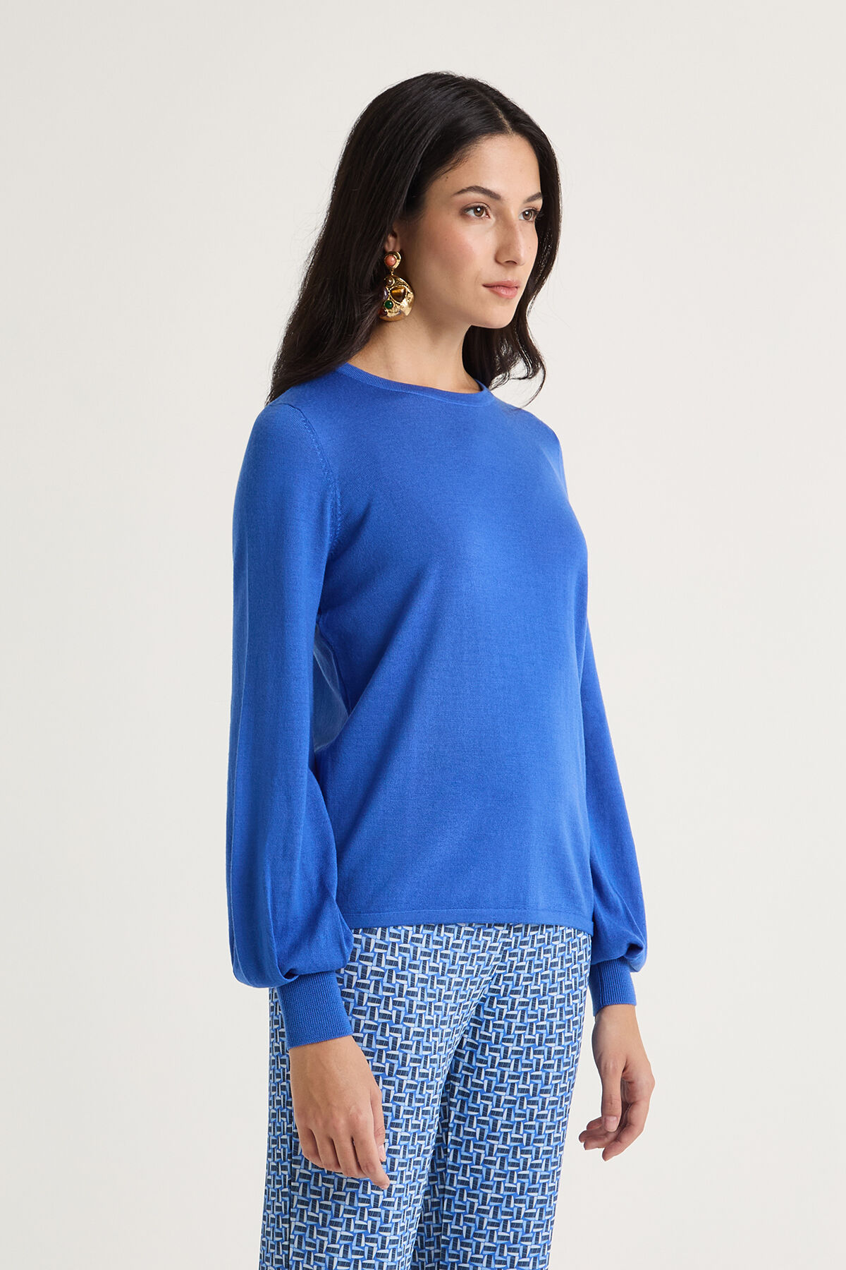 Maliparmi COLOURS OF THE WORLD KNITWEAR Cobalt Blue JQ510074230 Maliparmi COLOURS OF THE WORLD KNITWEAR Cobalt Blue JQ510074230