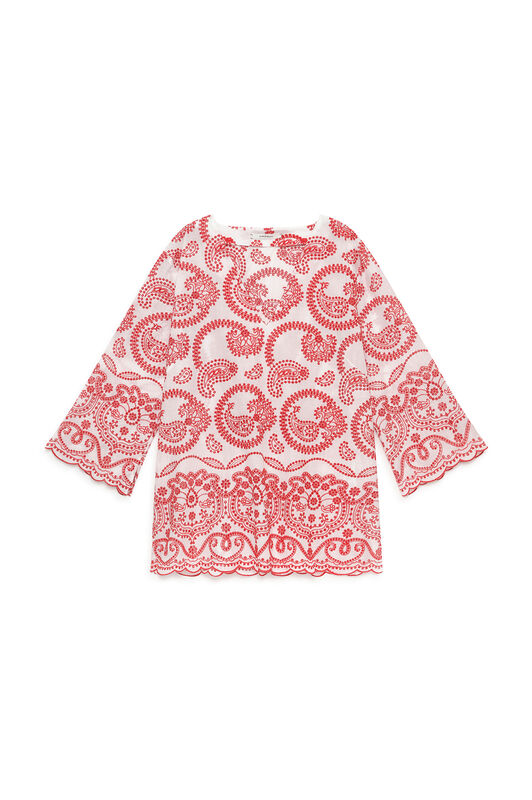 Malìparmi BRODERIE ANGLAISE SHIRT Red JM558115218