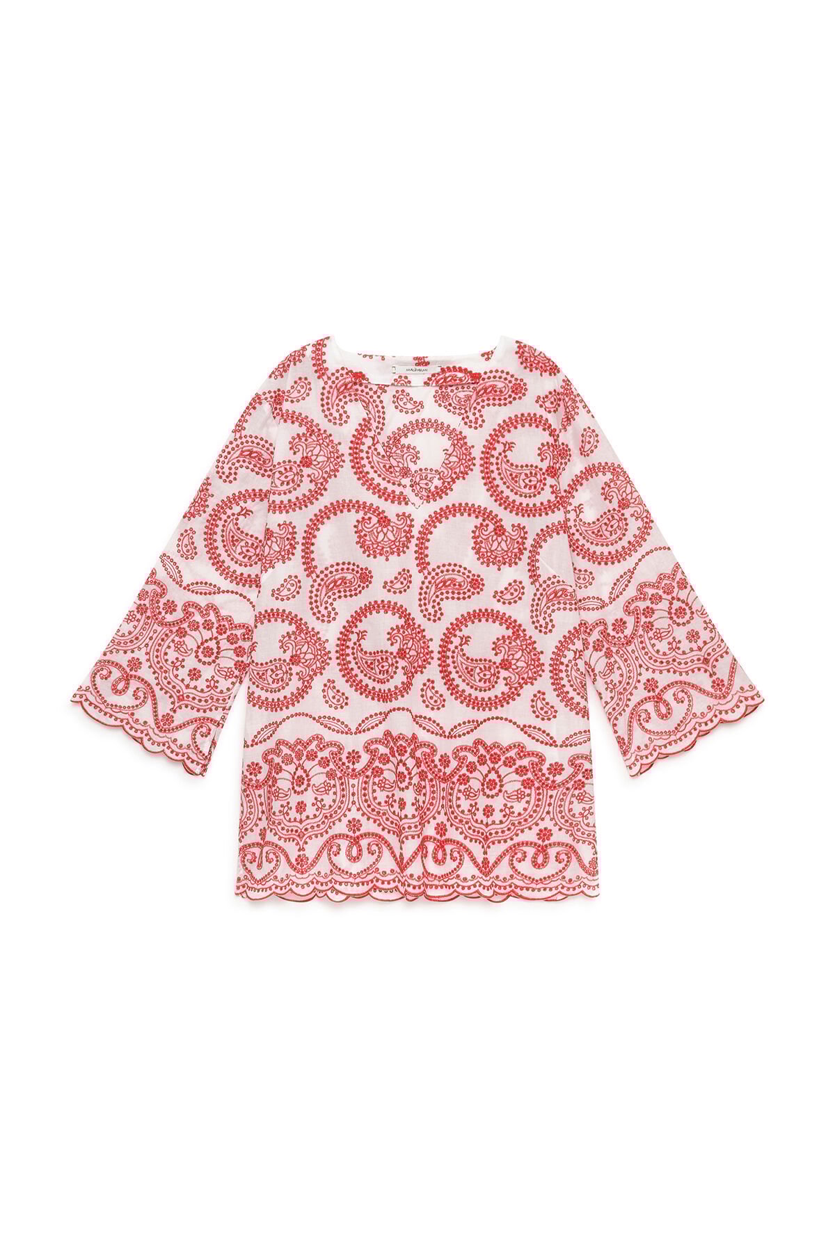 Malìparmi BRODERIE ANGLAISE SHIRT Red JM558115218