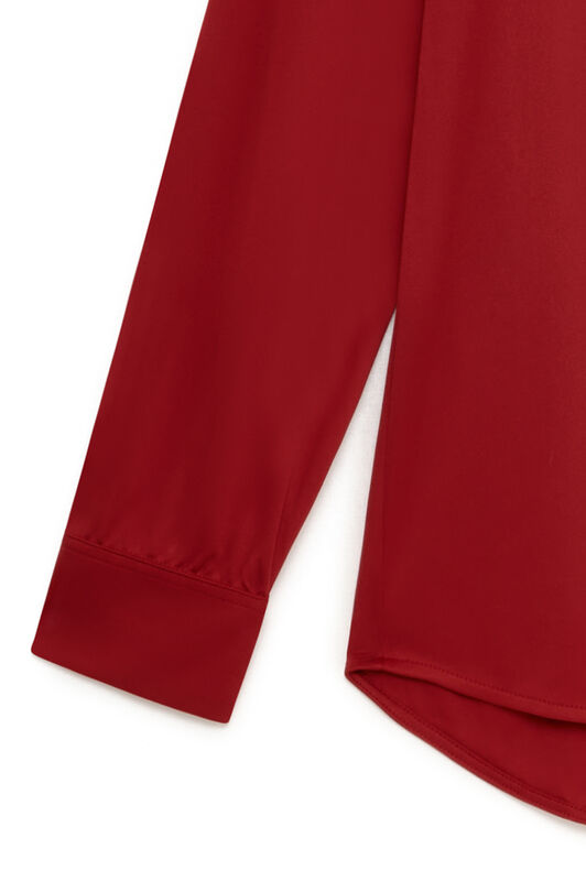 Maliparmi PLANE POLY JERSEY SHIRT Crimson JM556470683