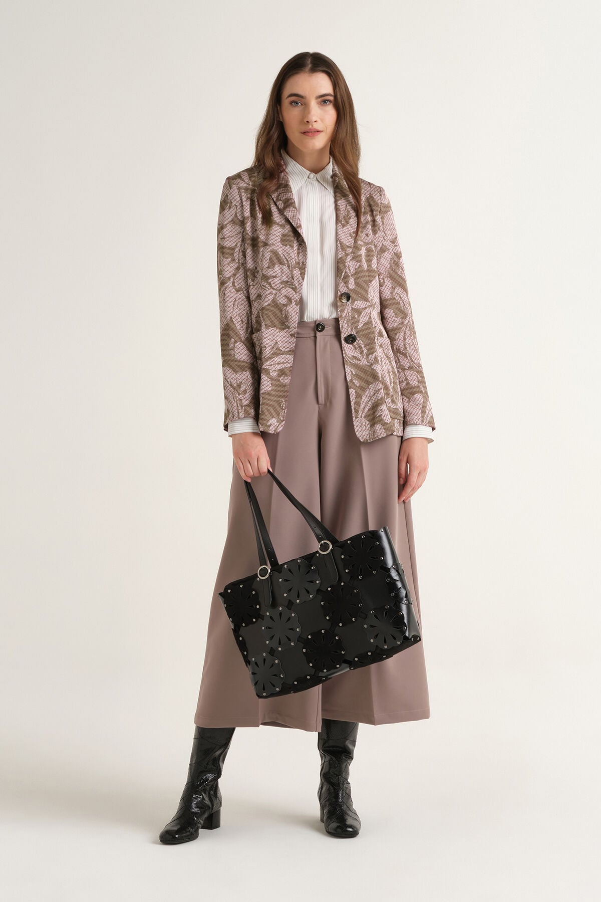 Maliparmi SWEET FOLIAGE BLAZER Pink JD649150688 Maliparmi SWEET FOLIAGE BLAZER Pink JD649150688
