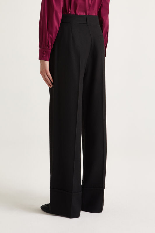 Maliparmi TAILORED IN WOOL TROUSERS Black JH804420294
