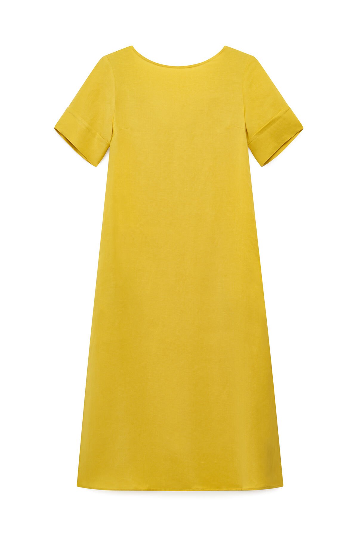 Malìparmi TIMELESS LINEN DRESS Yellow JF670940106