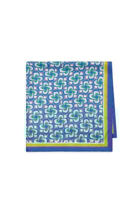 Malìparmi COLLECTION PRINT SCARF 90X90 Light Blue IR002331032