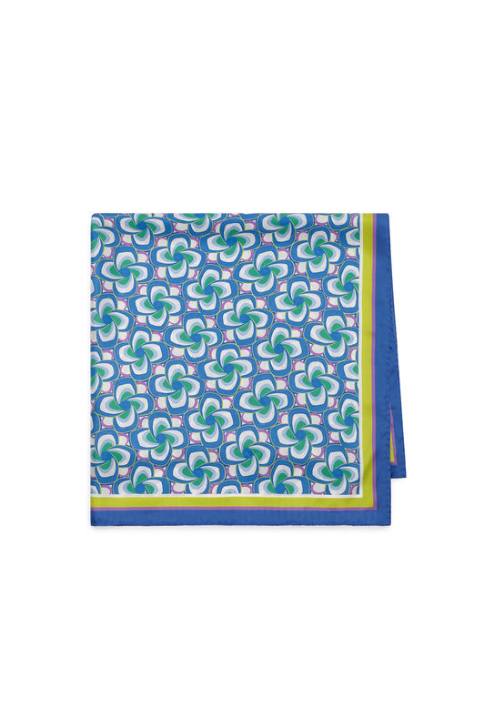 Malìparmi COLLECTION PRINT FOULARD 90X90 Bleu Clair IR002331032