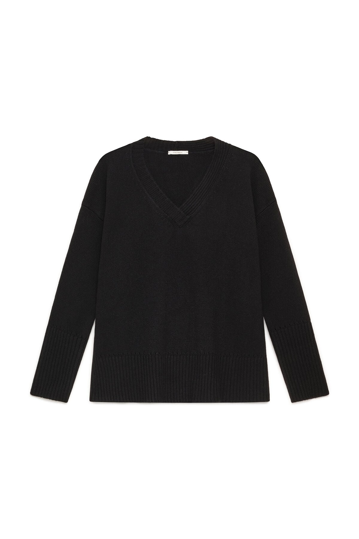 Maliparmi CASHMERE MERINOS KNIT Black JQ513374315 Maliparmi CASHMERE MERINOS KNIT Black JQ513374315