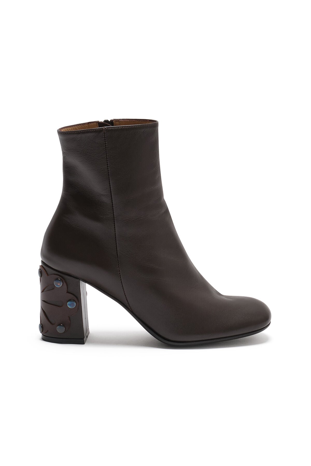 Maliparmi MALI PATCH ANKLE BOOT Brown SY016501576