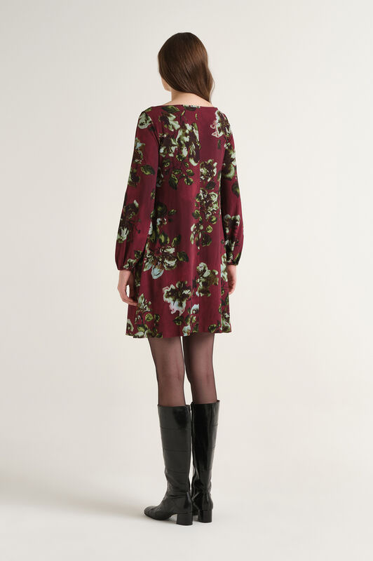 Maliparmi FROSTED BLOSSOM DRESS Burgundy JF668970680