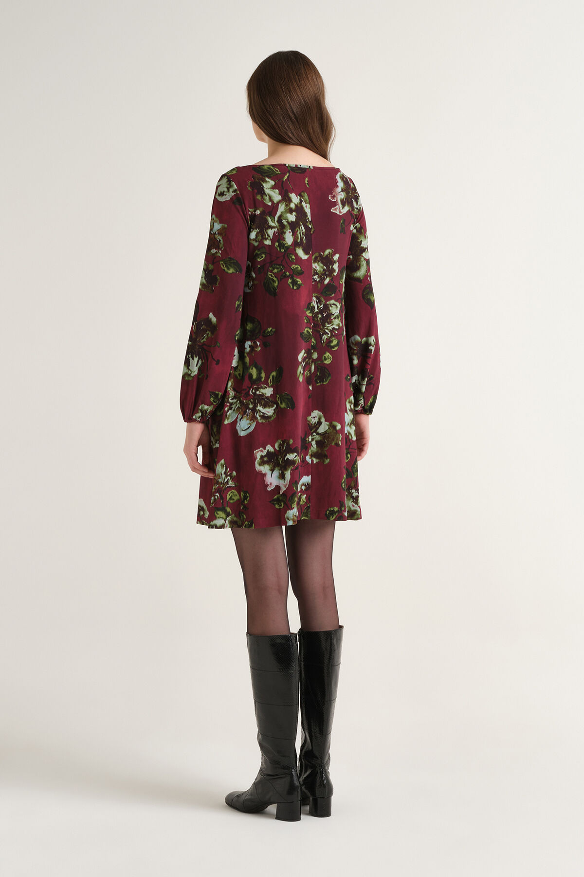 Maliparmi FROSTED BLOSSOM DRESS Burgundy JF668970680