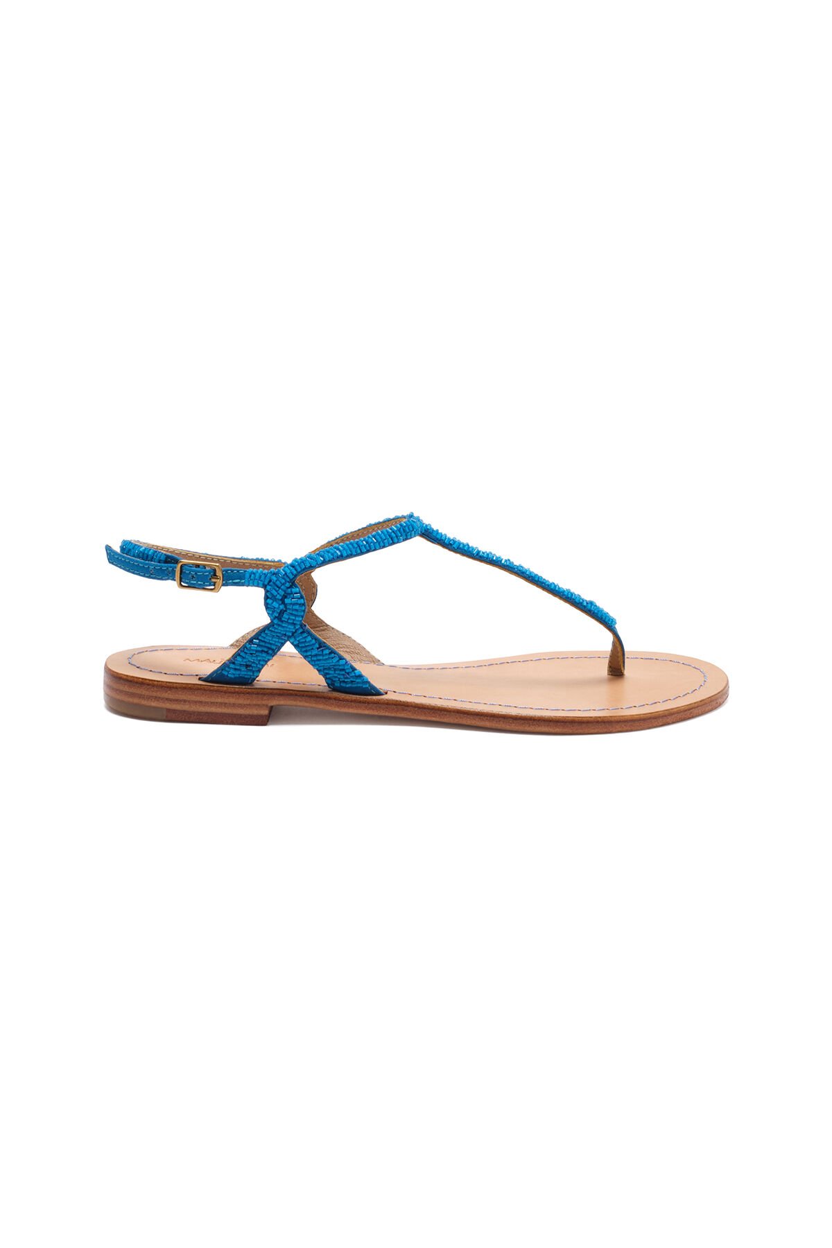 Malìparmi CUTS & BEADS SANDAL Cobalt SA006991069 Malìparmi CUTS & BEADS SANDAL Cobalt SA006991069