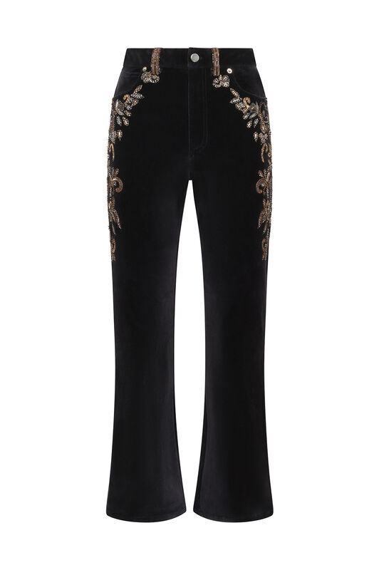 Maliparmi VELVET LUX HOSE Schwarz JH808861059 Maliparmi VELVET LUX HOSE Schwarz JH808861059