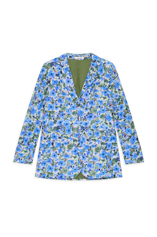 Maliparmi FLORAL SYMPHONY JACKET Blue JD647750651