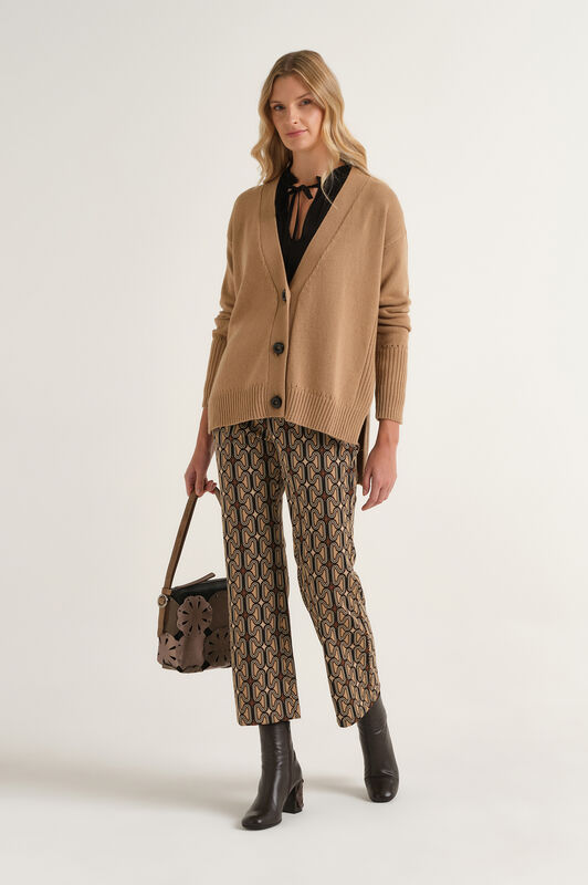 Maliparmi CARDIGAN CASHMERE MERINOS Beige JN371674315