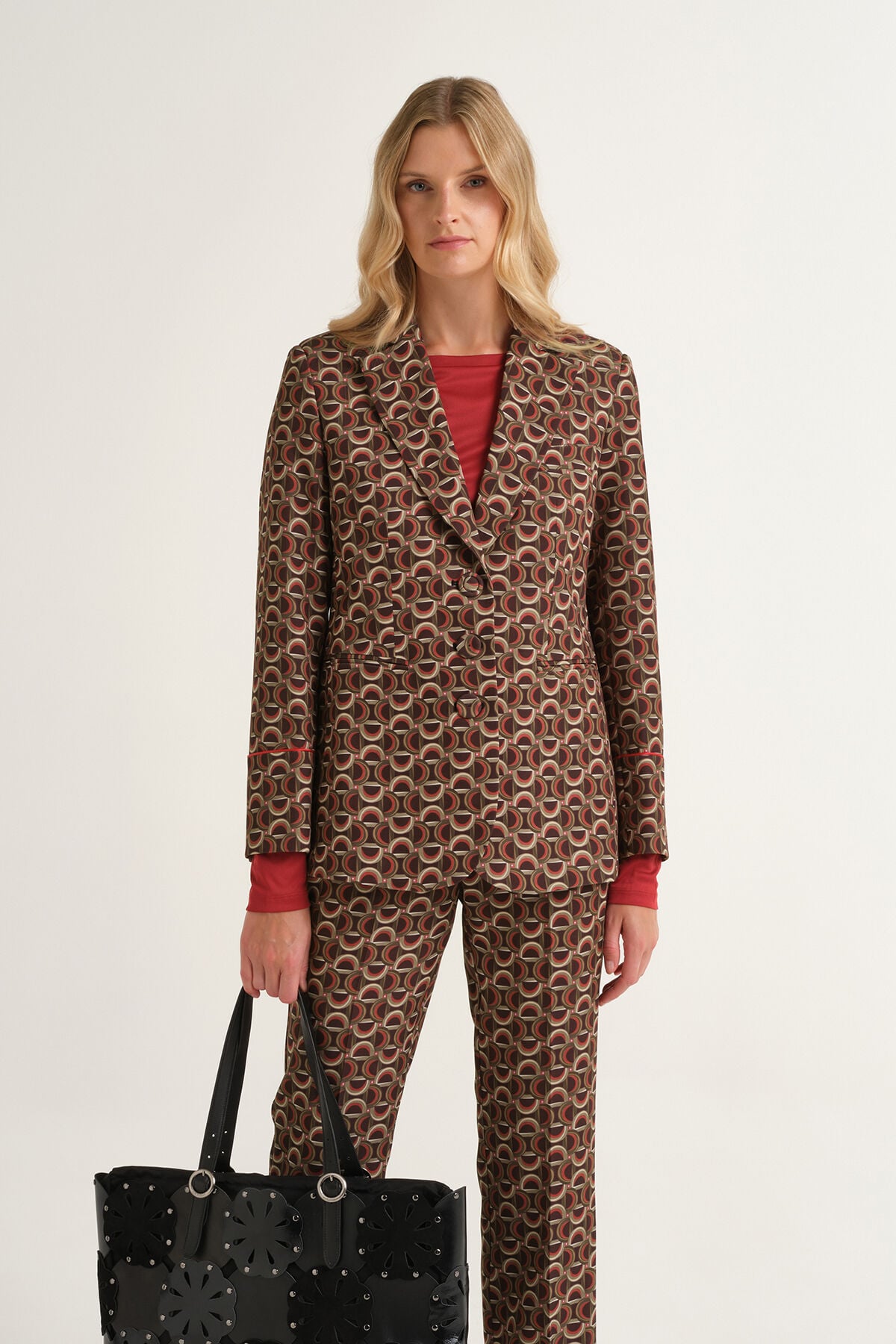 Maliparmi GRAPHIC ORBIT BLAZER Green JD648950687