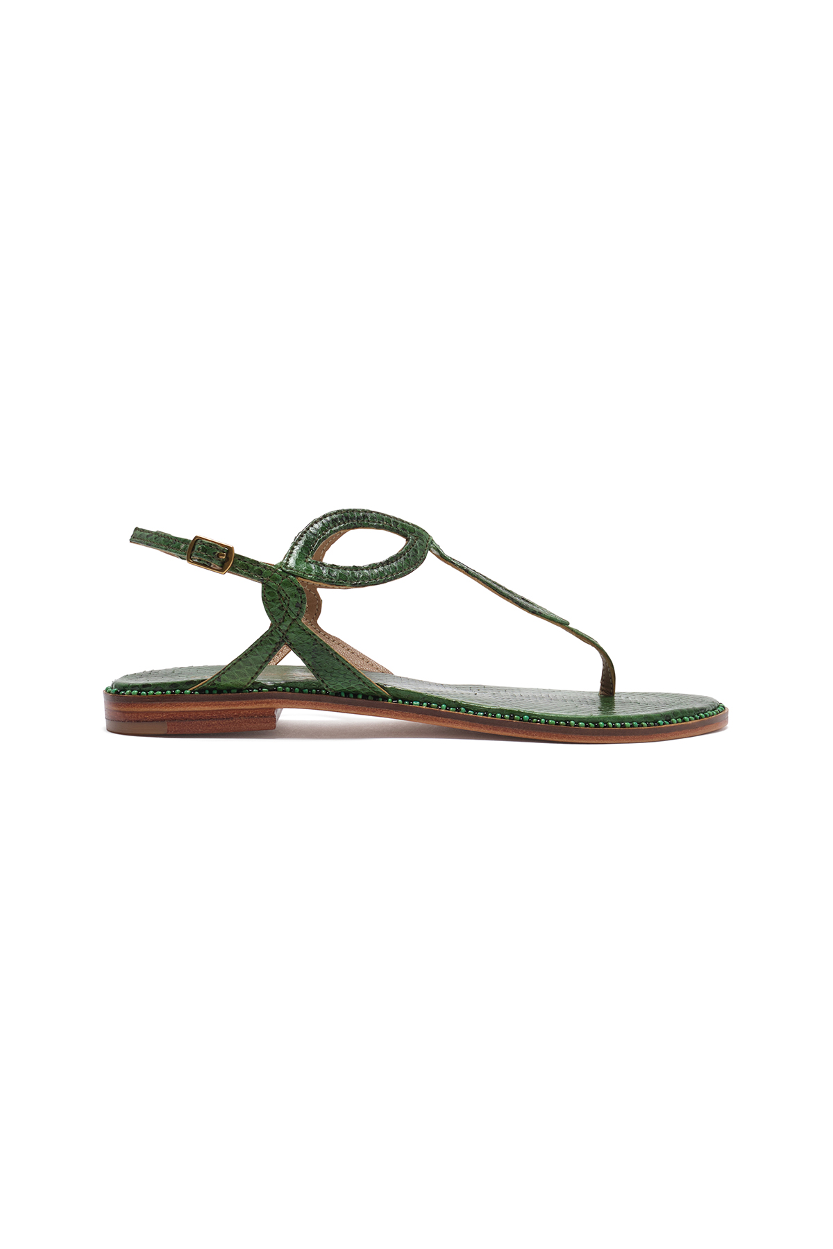 URBAN SPIN SANDAL in Grass Green for women | Malìparmi®